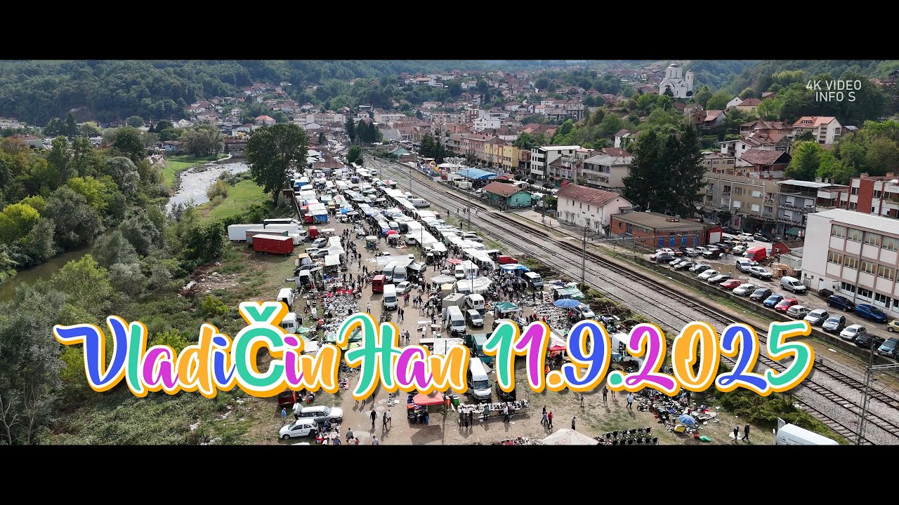 Dron Video - Vašar Vladičin Han 11.9.2025 4K Video