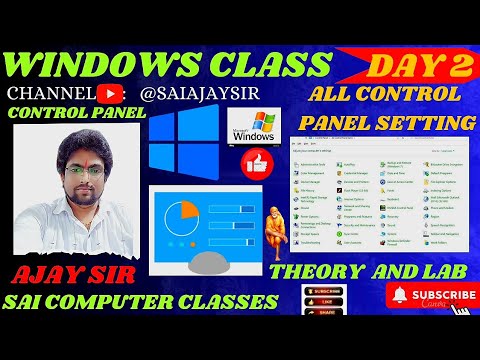 Computer Control Panel all setting!!Control panel setting in hindi ...