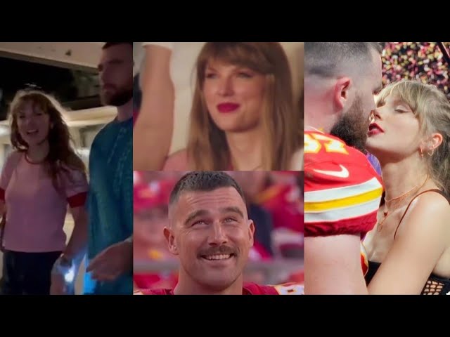 TOP 10 Taylor Swift and Travis Kelce HEART MELTING MOMENTS... class=