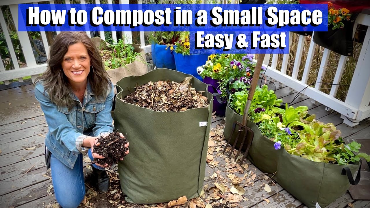 Making Compost, Using Leaf Bags to Compost, Fall Garden Care, Growing  Tips