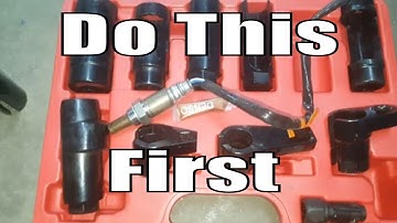 Before Trying to Remove O2 Sensor You must do this "How To"