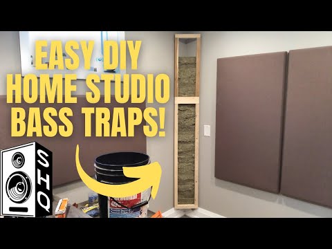 DIY HOW TO BUILD EASY BASS TRAPS FOR YOUR EPIC HOME STUDIO!