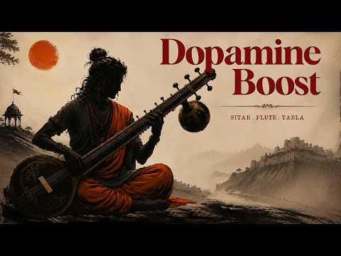 Sitar & Flute for Happiness Frequency, Positive Vibes & Release Negativity । Dopamine Boost Music