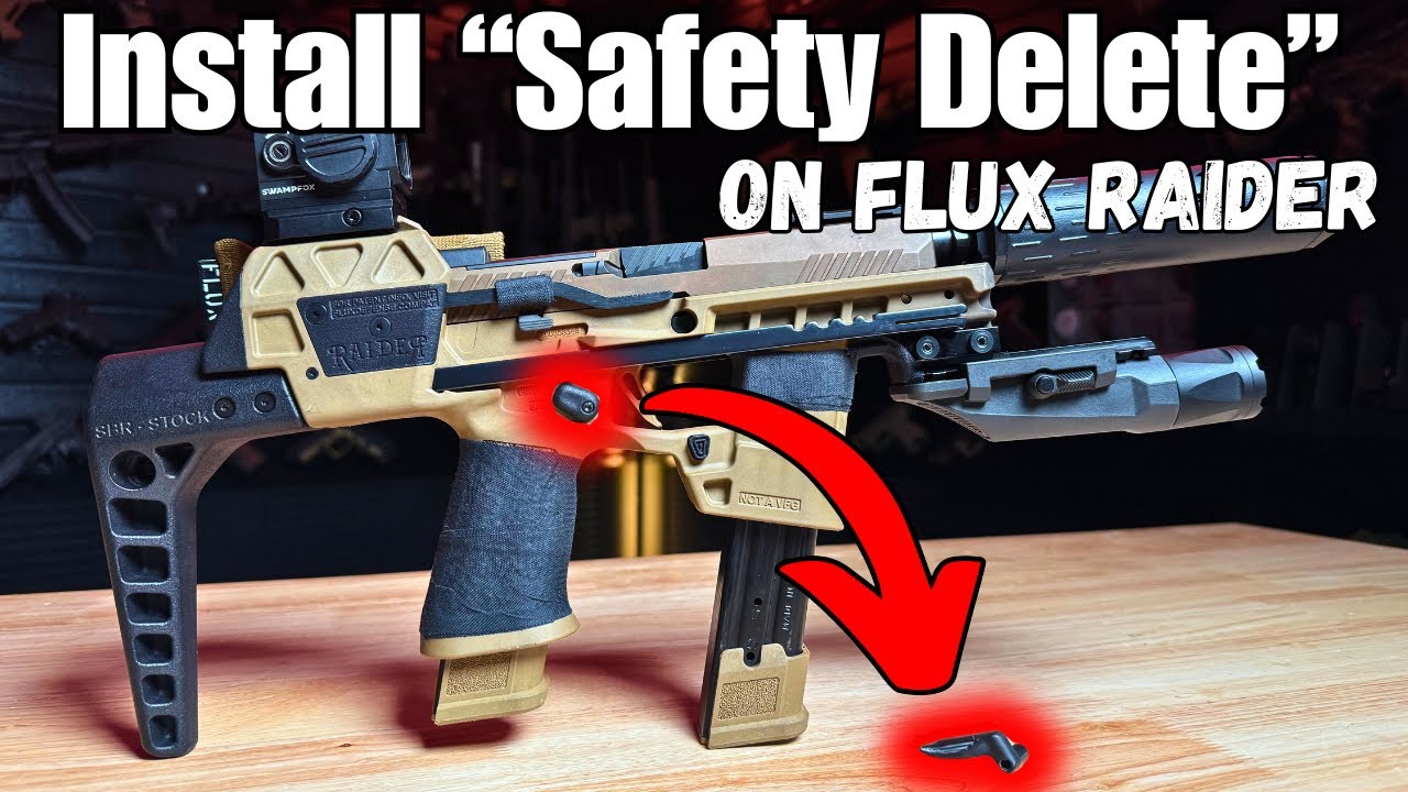 Установка Flux Safety Delete | Flux Raider P320