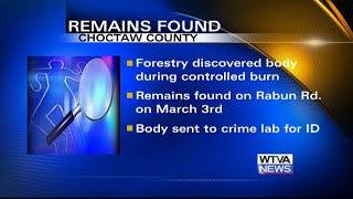 Forestry workers found human remains in Choctaw County