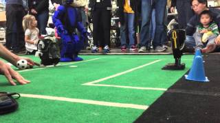 Robogames 2016: RoboPhilo and Robotis-mini soccer practice