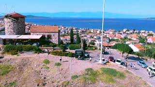 Cunda Adası Yel Değirmeni Drone Çekimi Efsane Manzara I Ğirmeni Ik