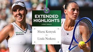 An UNSTOPPABLE performance 💥 | Marta Kostyuk vs Linda Noskova | Highlights | Wimbledon 2026