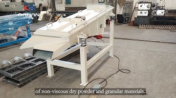 Linear vibrating screen for coal powder equipment