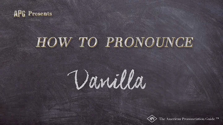How to Pronounce Vanilla (Real Life Examples!)
