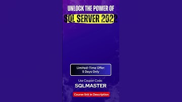 Master SQL Server 2022 in 5 Days! 🔥 Exclusive Course & Discount Inside! 💻