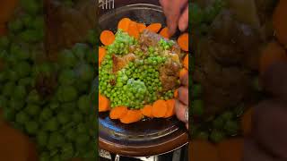 طاجين لحم عجل بالخضر | slow cooking veal meat with vegetables