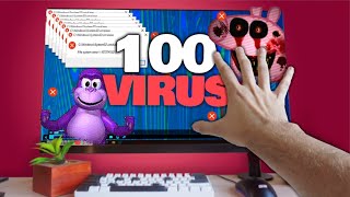 Instale 100 Virus muy Peligrosos en mi PC