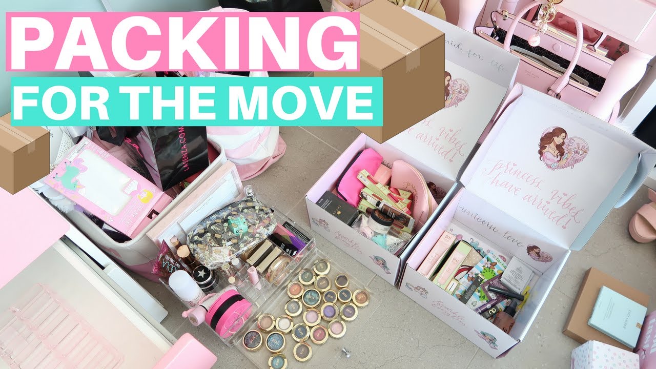 PACKING FOR THE BIG MOVE!🏡📦💕 SLMissGlamVlogs🏡💕