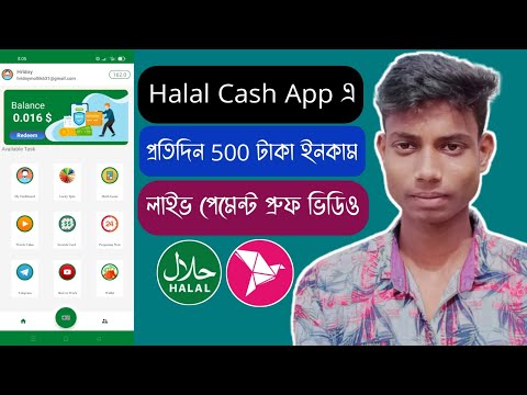 How to Make Money Online From Halal Cash | bangladeshi app per day 500 taka income payment bkash