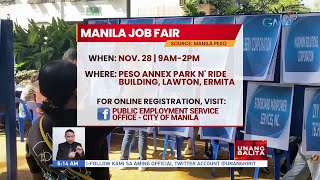 Manila job fair (November 28, 2022) | UB