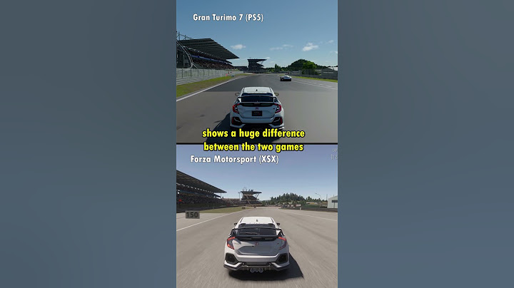 Forza Motorsport on Series X looks Insane Vs. Gran Turismo 7 PS5