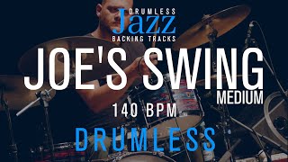 Swing -  Medium Tempo Jazz Drumless Backing Track | 140 Bpm