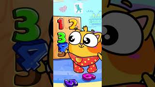 Place numbers from 1 to 6 #kids #animation