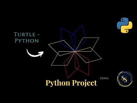 python turtle | Python project for beginners | #viral #trending #python3