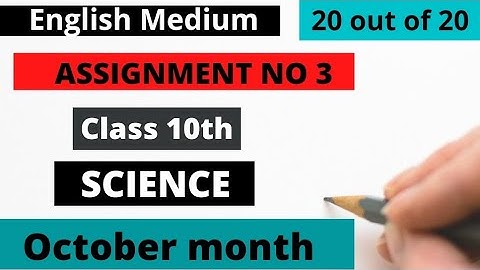 CG BOARD CLASS 10 SCIENCE ASSIGNMENT|| OCTOBER ||ENGLISH MEDIUM||COMPLETE SOLUTION WITH EXPALANATION