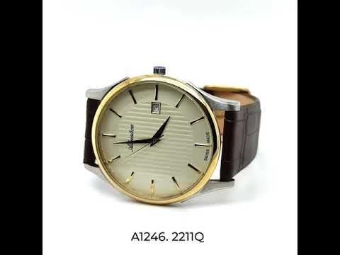 3D обзор швейцарских наручных часов Adriatica A1246.2211Q