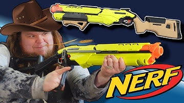 Lever Action NERF Rival Saturn Mod (and you can dual wield them)