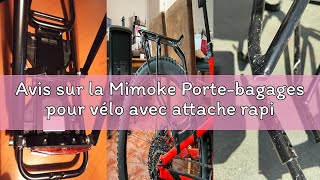 Avis Sur La Mimoke Porte - Bagages Pour Vélo Avec Attache Rapide, Plaque De Porte - Bagages, Porte - Bagag