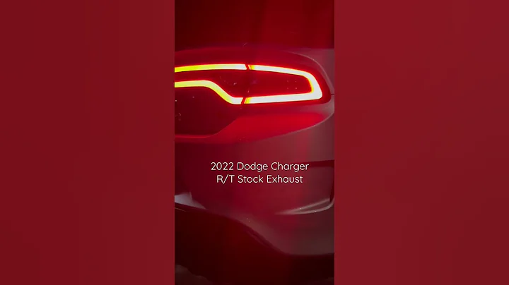 2022 Dodge Charger R/T Stock Exhaust!