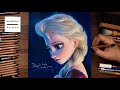 Drawing Frozen2 - Elsa [Drawing Hands]