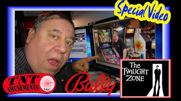 #1367a   Details of a Bally TWILIGHT ZONE Pinball RESTORATION - Reissue of an older video