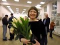 Елена Базанова, акварелист. Открытие Выставки картин в Союзе художников Санкт-Петербург.