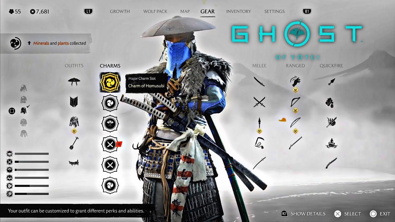 Max Level Fire NINE TAIL Armour Build Fully Upgraded | Ghost of Yotei