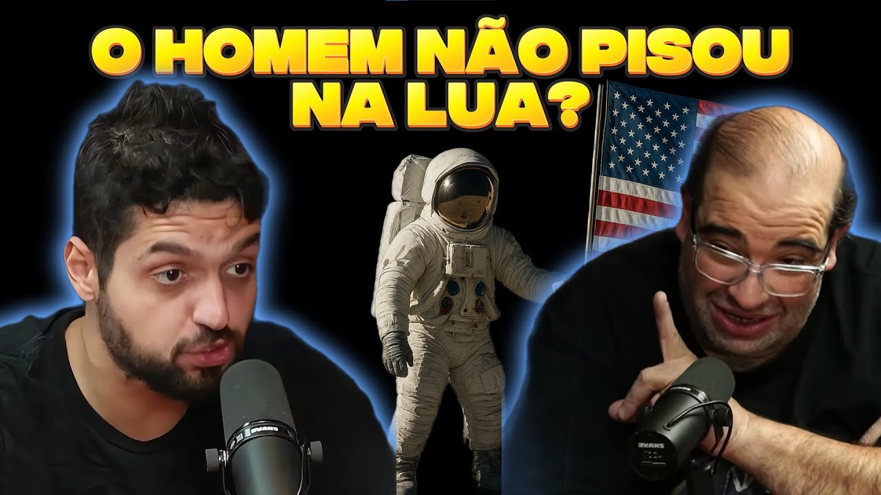 O HOMEM NÃO PISOU NA LUA? SACANI E MONARK DEBATEM