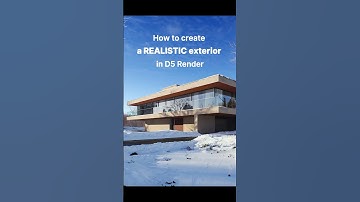 🤔How to create a REALISTIC exterior in D5 Render？ 🎨Artists:@NunoSilva3d