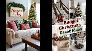 21 Budget Christmas Decor Ideas to Elevate Your Holiday Home
