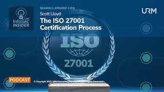 InfoSec Insider Podcast S2.E3 - The ISO 27001 Certification Process