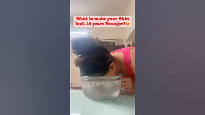 🧊❄️Dipping your face in ice water every morning acts as an Anti-Aging for the skin #shorts #short