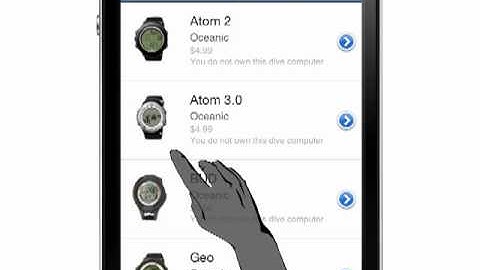 Dive Computer Training - iPhone - tutorial - m4s2