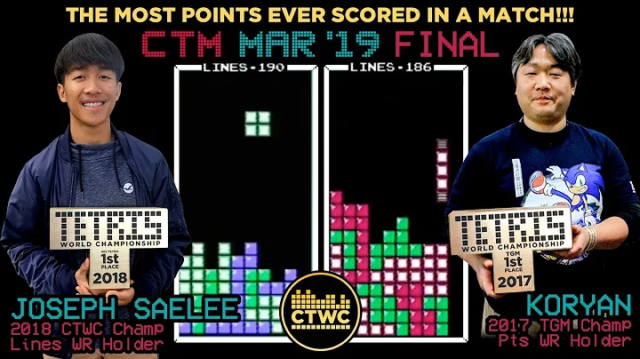 HIGHEST SCORING TETRIS MATCH EVER Joseph v Koryan ...