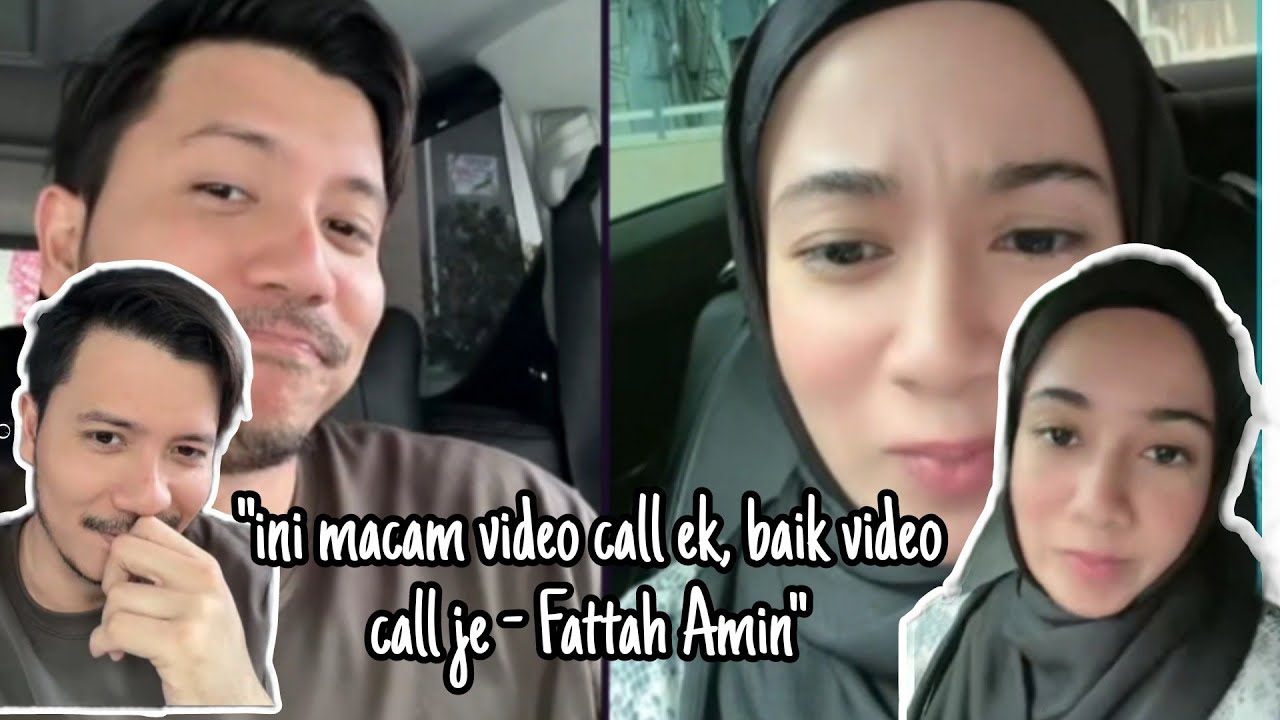 Amira Othman Pelik Tengok Fattah Amin Malu-Malu Kucing Dalam Live