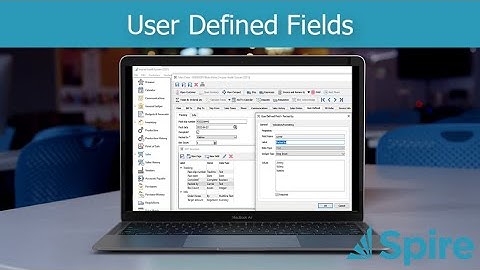 Spire User Defined Fields