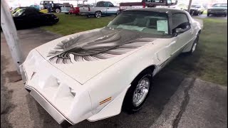1980 Turbo Trans Am 27k miles 301 turbo motor by Pontiac 210 hp 😳#pontiac #mecum mecum Kissimmee 😎