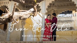 Kartik + Akshita | Pre-Wedding Teaser | Udaipur | Vibgyor Memories