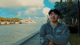 on a yacht in Miami after making 100k/month