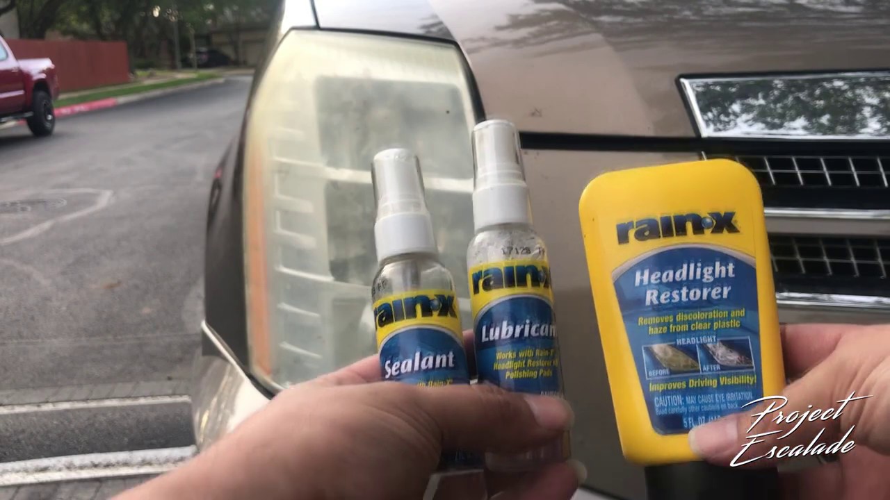Turtle Wax Headlight Restoration Kit Review *Project Escalade* YouTube