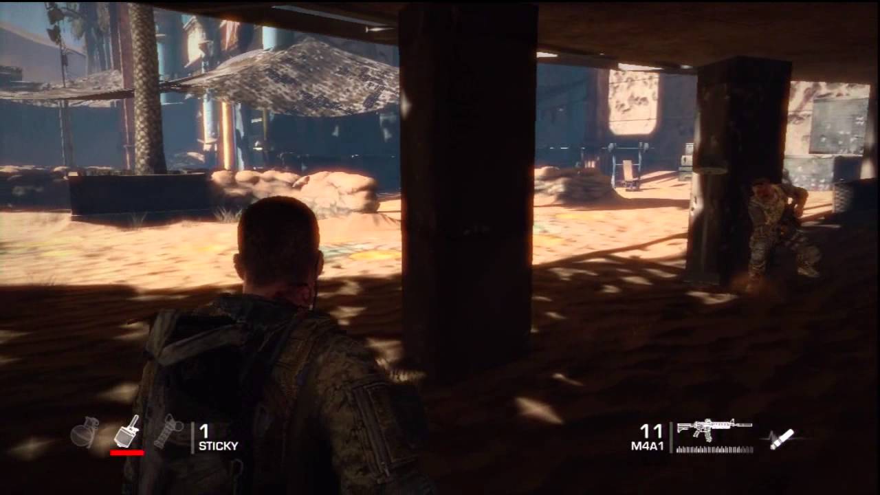 Spec Ops: The Line - The Battle:  Side With Alphonso Adams, Save Civilians Stealth Action, Riggs PS3