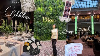one week in my life | architecture, design week, devil wears prada premiere | student in Italy