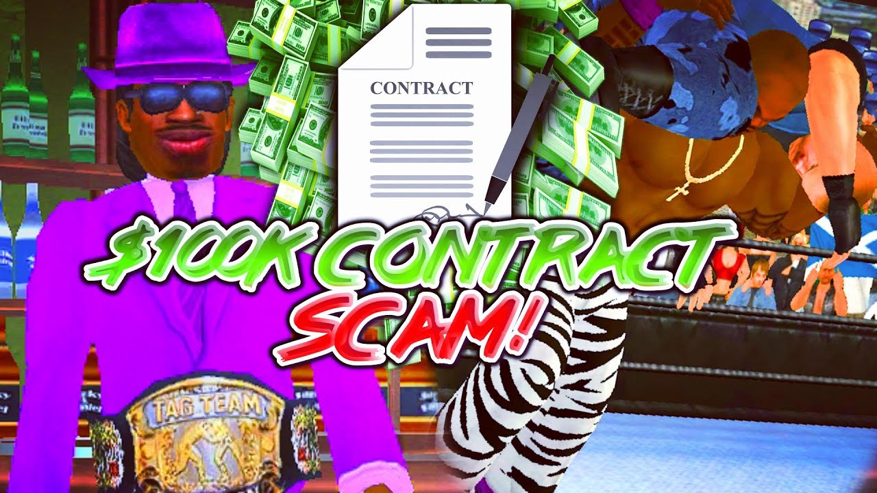 Wrestling Empire Career Mode Ep 3 100k Contract Scam! YouTube