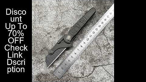 EDC Pocket Tool Eagle Claw Titanium Alloy Knife with Replaceable Blades Quick-Open Utility Knife Out